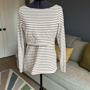 Boob Design Striped Nursing top - Medium